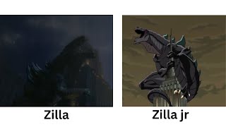 Zilla roar vs Zilla Jr roar