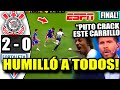 ASOMBRÓ!! ANDRÉ CARRILLO HUMILLO A 5 BRASILEÑOS CON CORINTHIANS, RELATORES IMPRESIONADOS CON PERUANO