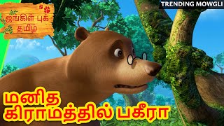 JUNGLE BOOK TAMIL SEASON 1 - Episode 48 | மனித கிராமத்தில் பகீரா | Mowgli Story In TAMIL