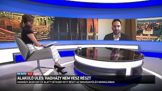 Alakuló ülés: Hadházy nem vesz részt