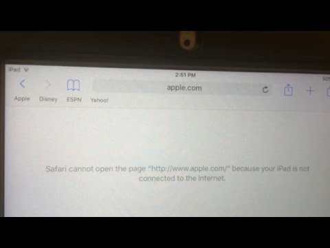 iPad has WiFi connection, but cannot connect to the internet. iPad has WiFi connection, but cannot connect to the internet.