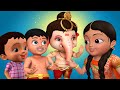 శ్రీ గణేశ మరియు పాయసం - Bal Ganesha Song | Telugu Rhymes for Children | Infobells