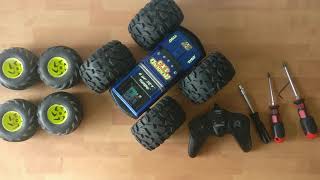 Inexpensive Upgrade #5 bigger wheels + adapter | Tyco Rebound 4x4