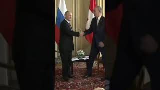 PUTIN MEETS SWISS PRESIDENT #shorts