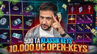 500 TA KLASSIK VA 10000$ UC GA OPEN KEYS VASHE OMADLIKUUU PUBG MOBILE