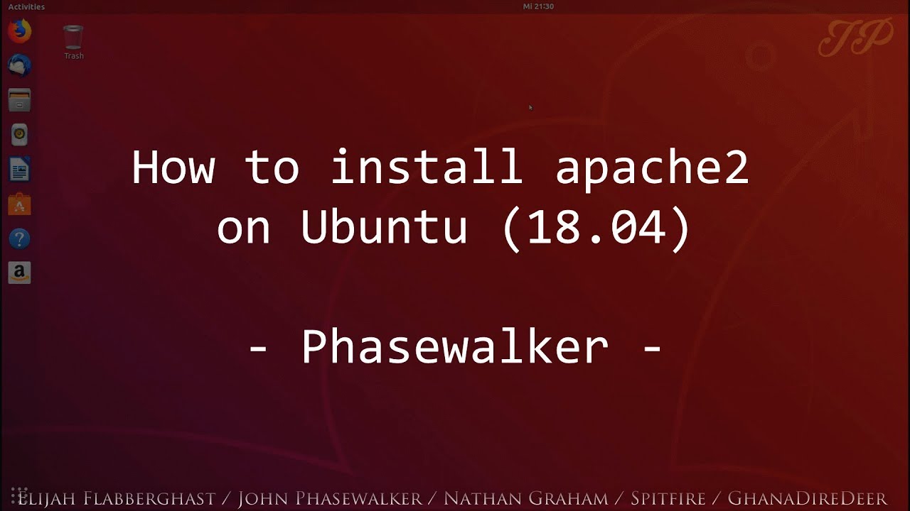 How To Install Apache2 On Ubuntu - YouTube