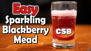 Sparkling Blackberry Mead (full step by step process)