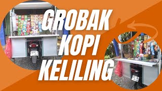 gerobak kopi sederhana untuk jualan kopi pakai motor!!