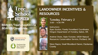 Tree School Online: Landowner Incentives and Resources