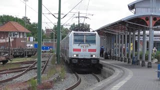 Station Emden Aussenhafen port of Emden