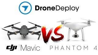 Drone Deploy Mapping Comparison - DJI Mavic Vs Phantom 4 at 80 metres