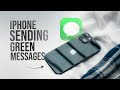How to Fix iPhone Sending Green Messages Instead of Blue (tutorial)