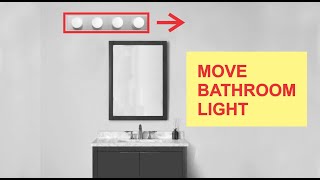 Move Vanity Light by modifying it.