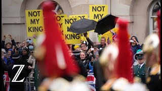 Großbritannien: Proteste gegen die Monarchie in London