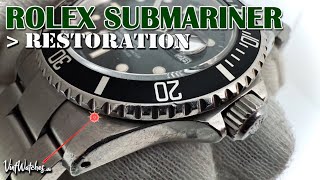 Restoration of a Rolex Submariner 16610 - Crazy Transformation - ASMR