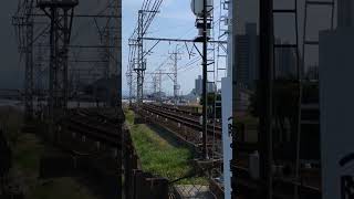 南海6200系50番代（6553f）北野田駅近く踏切通過