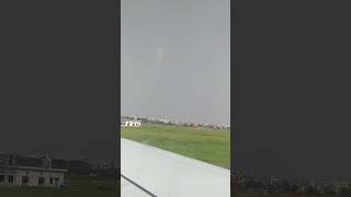 flight landing  Chandigarh#goair flight  #flight #shortvideo #youtubeshorts #viralvideo