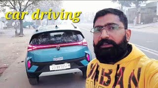 learning to drive || car driving class || tata car nexon ||