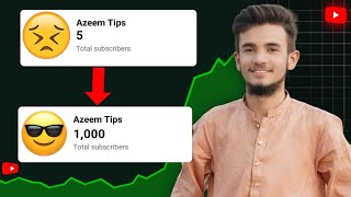 How I got 1K Subscribers (with Only 04 Videos)! Subscriber kaise badhaye 2024