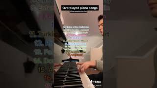 Overplayed piano songs (a comprehensive list)