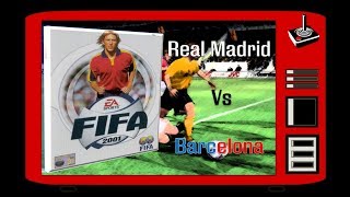 Fifa 2001 | Jugando en Español | Real Madrid vs Barcelona | JP