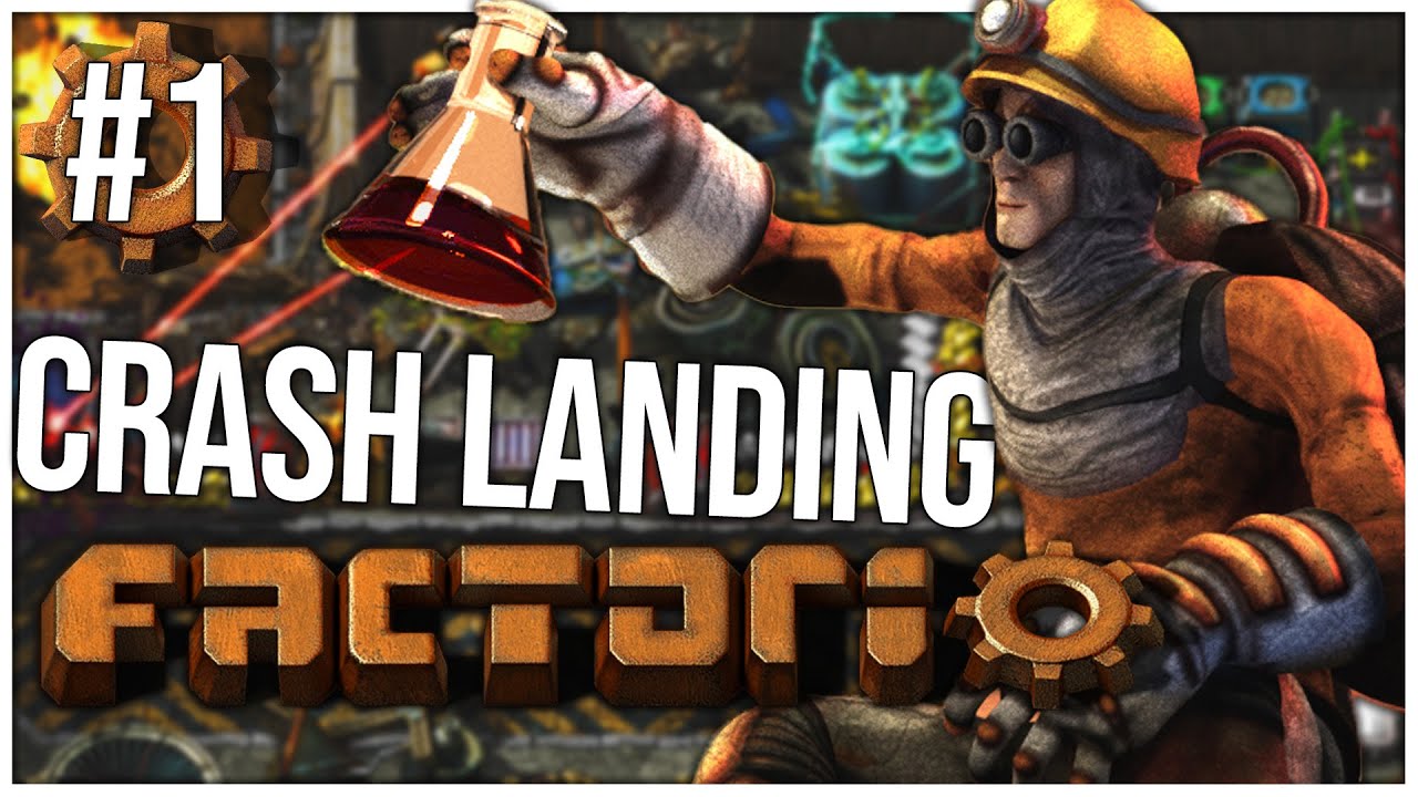 Crash Landing Factorio Vanilla Playthrough 1 Youtube