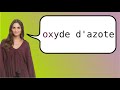 How to say 'nitrogen oxide' in French?