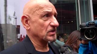 Sir Ben Kingsley talks about other actors at his Walk of Fame ceremony