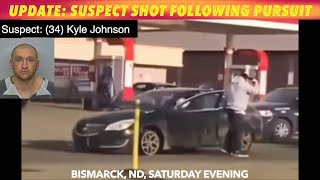 UPDATE-BOOKING PHOTO: Suspect Shot/Injured In Bismarck Following Pursuit Saturday Evening