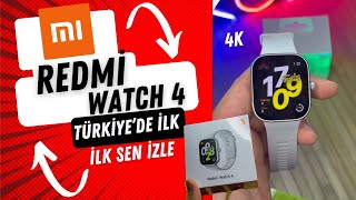 YENİ Xiaomi REDMİ WATCH 4 Akıllı Saat İnceleme •60 Hz Amoled Ekran ORTALIK YANACAK 🔥