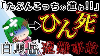 【ゆっくり解説】保険に入ってなかった！躊躇が救助を左右する【2021年 白馬岳遭難事故】