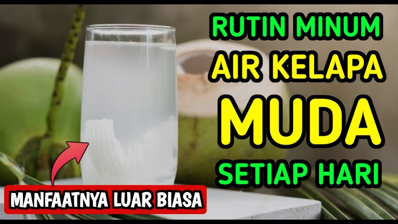 Keajaiban Minum Air Kelapa Muda Setiap Hari - YouTube