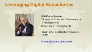 Leveraging Digital Repositories