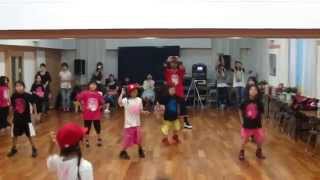 HIPHOP DANCE　ヒップホップダンス　四街道　RISE　キッズ　ベーシッククラス　2014　6.10