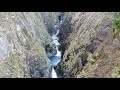 【drone】称名滝と称名廊下 （日本一の落差350m） aerial drone shots of sho myo daki highest water fall in japan【japan】