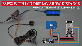 Distance Measurement with Ultrasonic Sensor and LCD Using ESP32 | DIY Electronics Project