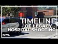 Legacy hospital shooting: Timeline of search for man suspected of killing security guard