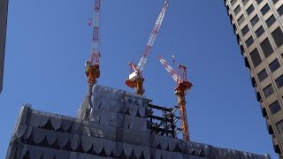 ニッセイ浜松町クレアタワーの建設状況（2017年3月11日）