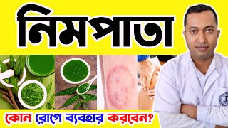 নিমপাতা কোন কোন রোগে ব্যবহার করবেন? নিমপাতা ব্যবহার করার সঠিক নিয়ম! নিম পাতার উপকারিতা