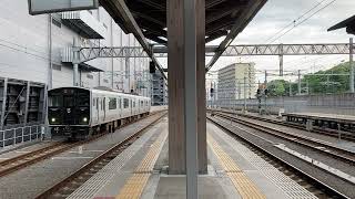 817系　815系熊本駅到着