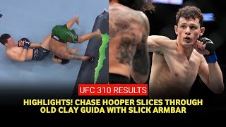 UFC 310 Highlight: Chase Hooper submits Clay Guida, who sets record for most octagon losses