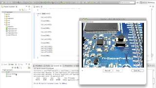 F4-DiscoverFree Tutorial 05 - Debugging with Eclipse IDE and OpenOCD