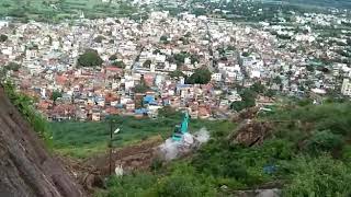 Gokak (blasting of rocks from hill which were above to slide down and can cause damage)