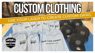 Custom Clothing with your laser and the xTool screen printer