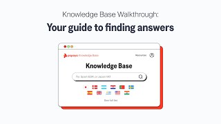 Knowledge Base Walkthrough