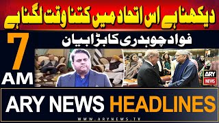 ARY News 7 AM Headlines 3rd June 2024 | Fawad Chaudhry's Big Statement