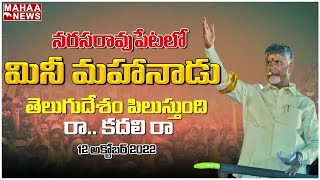 టీడీపీ మినీ మహానాడు | TDP Mini Mahanadu | Chandrababu | Narasaraopeta | Mahaa News