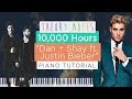 How to Play Dan + Shay ft. Justin Bieber - 10,000 Hours | Theory Notes Piano Tutorial