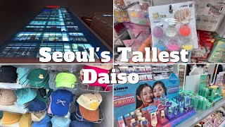 Korea's Tallest Daiso! 12th Floor Shopping in Myeongdong | 1,000 KRW Shop | $1 Store in Seoul