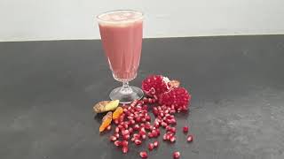 Anti-Inflammatory Pomegranate, Ginger And Turmeric Drink